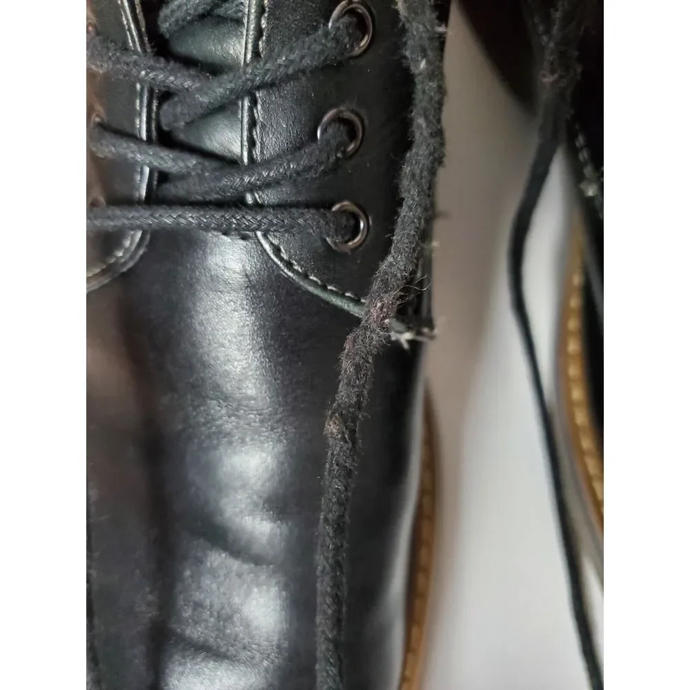 Florsheim Union Plain Toe Oxfords Black Leather‎ Men's 11.5 Dress Casual Lace